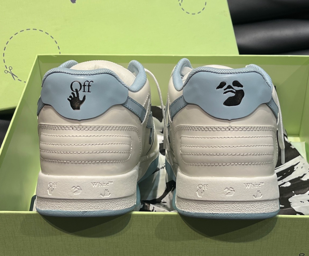 OFF Blancos con celeste